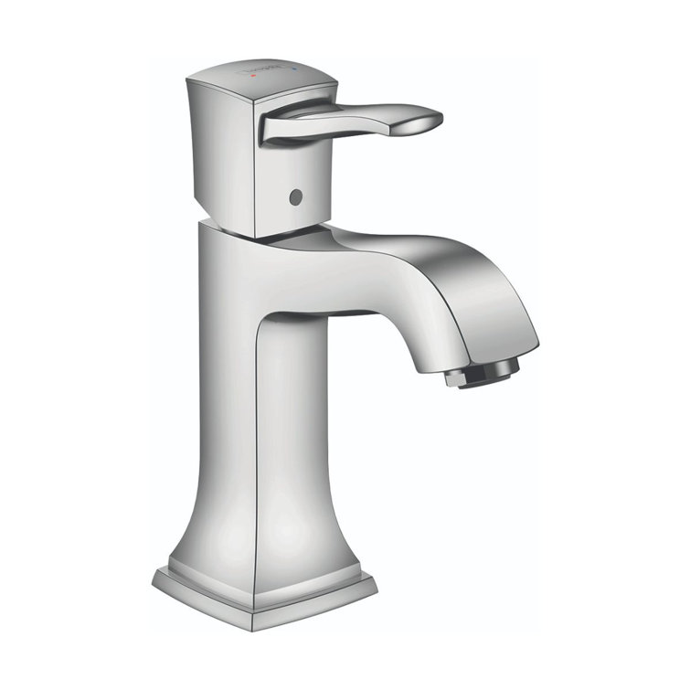 Polished Nickel Modern Single Hole Brass Faucet