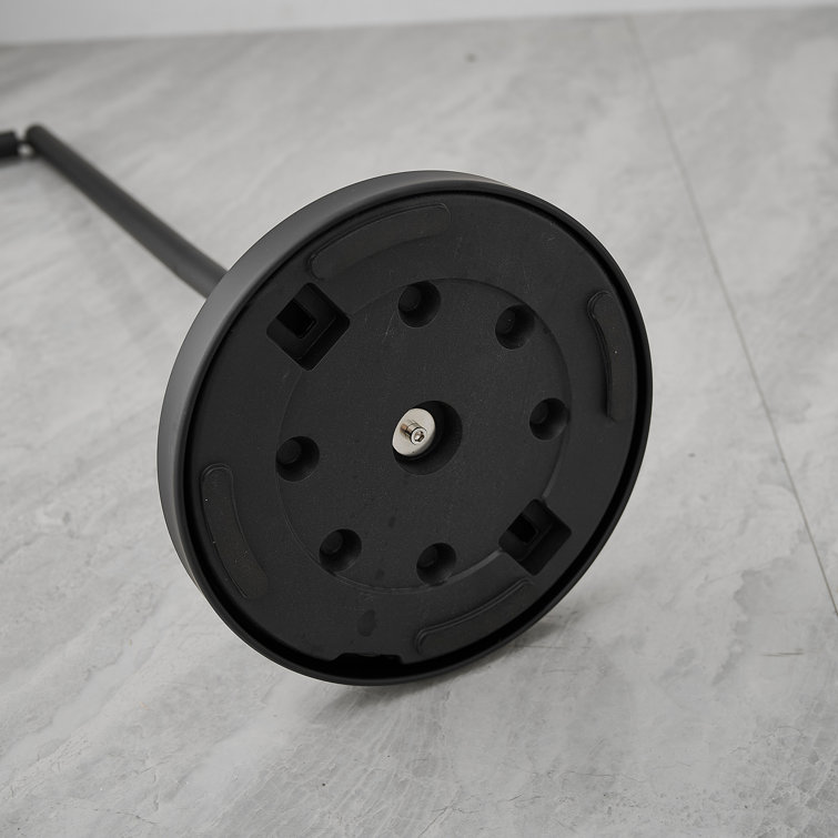 Matte Black Stainless Steel Freestanding Toilet Paper Holder