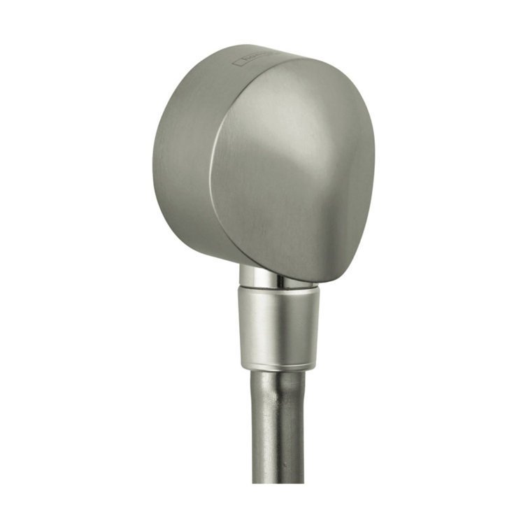 Polished Nickel Modern Wall Mount Outlet with Check Valve