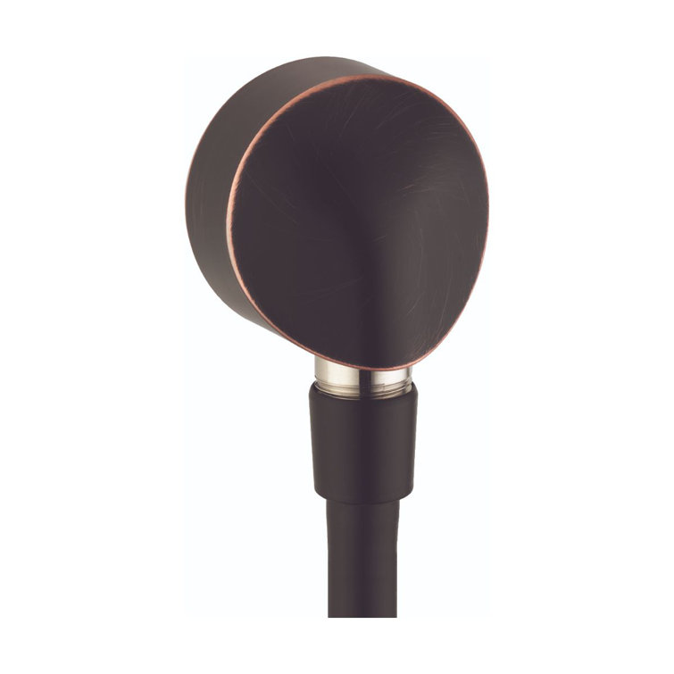 Rubbed Bronze Modern Wall Outlet with Check Valve