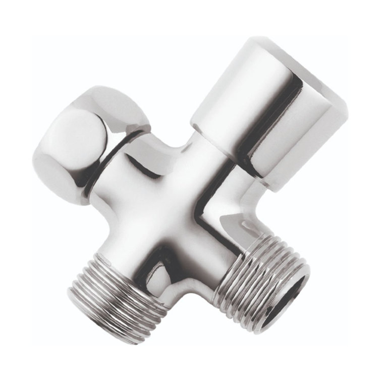 Polished Nickel 2-Way Shower Arm Diverter Valve