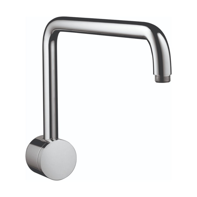 Radiance Brass Swivel 16-inch Shower Arm in Brushed Nickel