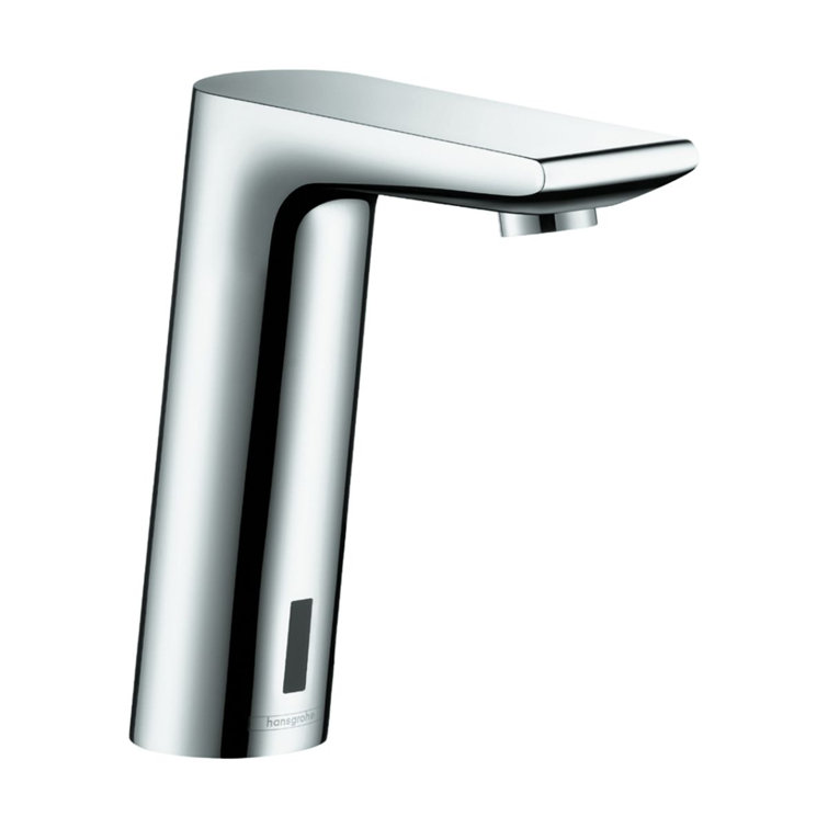 Chrome Brass Single Hole Commercial Bathroom Faucet