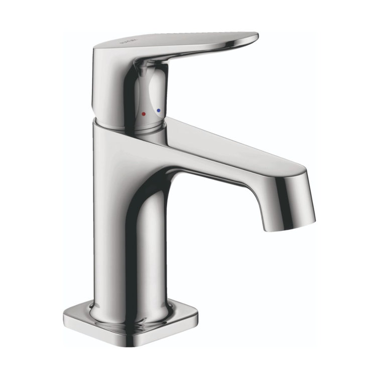 EcoLux Modern Single-Hole Chrome Bathroom Faucet with Drain Assembly