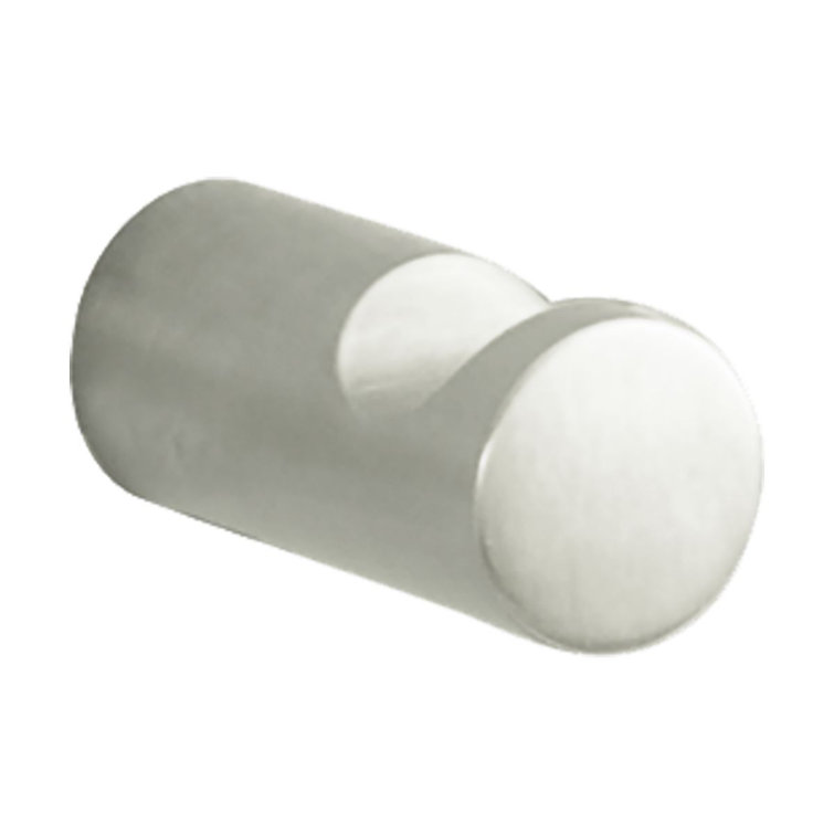 Brushed Nickel Modern Wall Mounted Robe Hook