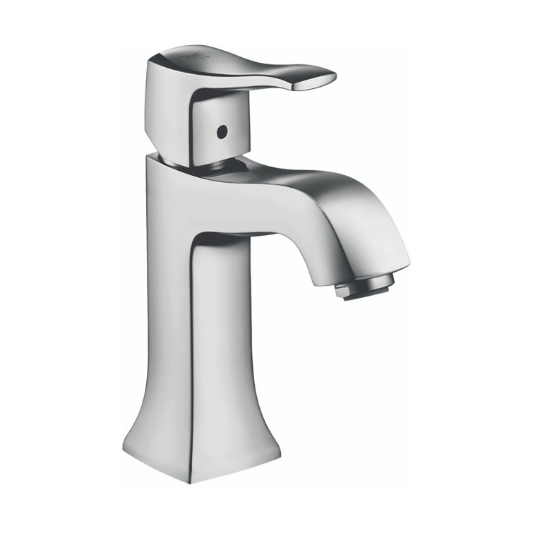 Sleek Polished Nickel Modern Single-Hole Faucet with Eco-Friendly Design