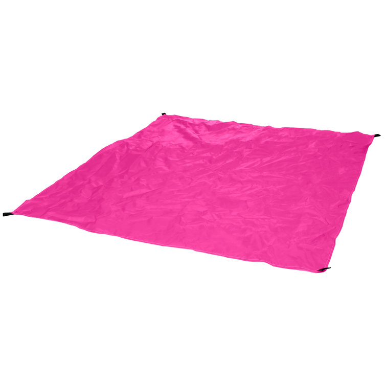 Pink Polyester Pop Up Privacy Tent with Carry Bag