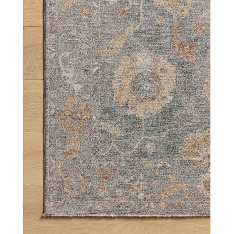 Louisa Ocean Sunset 9'6" x 13'1" Synthetic Area Rug