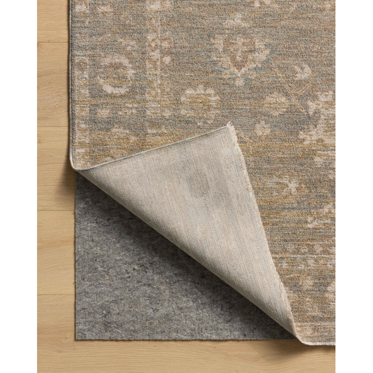 Lagoon Ivory Wool and Synthetic Easy Care Area Rug 5.3x7.6