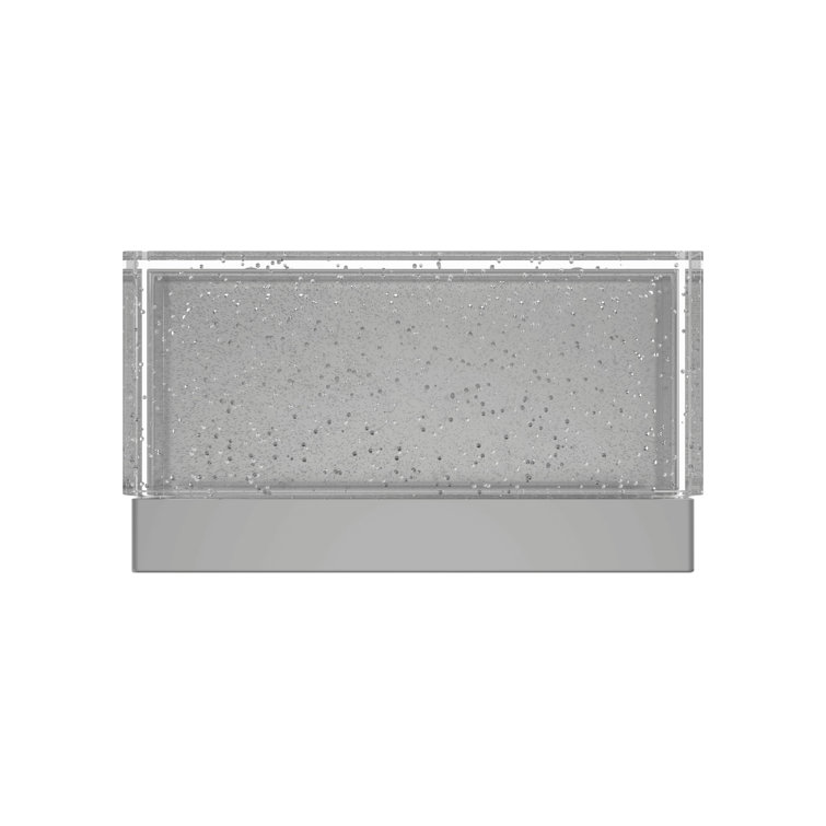 Polished Nickel Dimmable Crystal Shade Wall Sconce