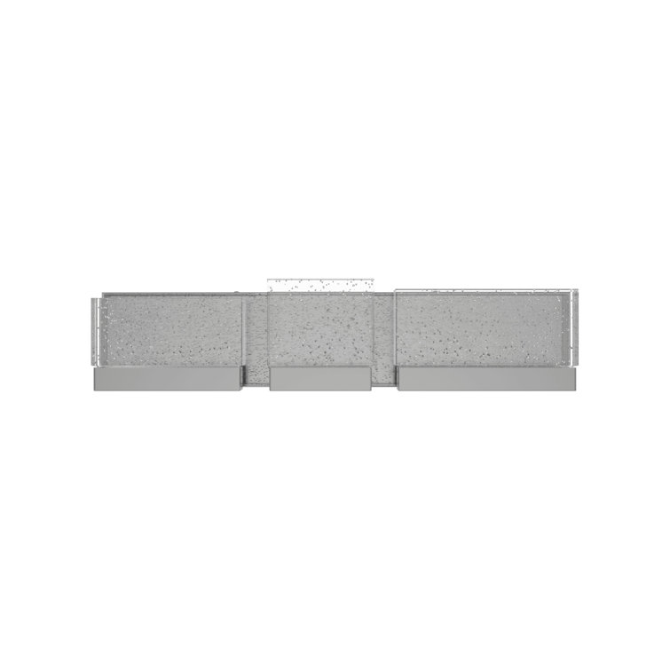 Sculptural Glacier 24" Polished Nickel Dimmable Sconce