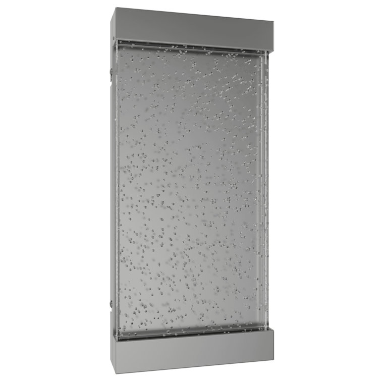 Glacier Polished Nickel 15" Dimmable LED Wall Sconce