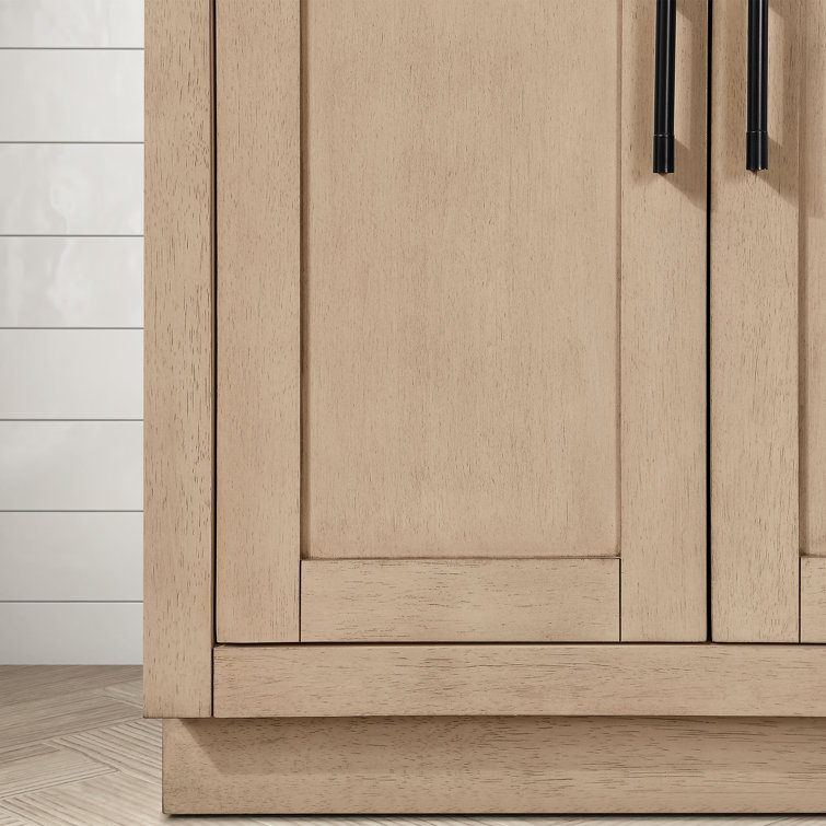 Bailey 30" Sahara Birch Vanity with White Quartz Top