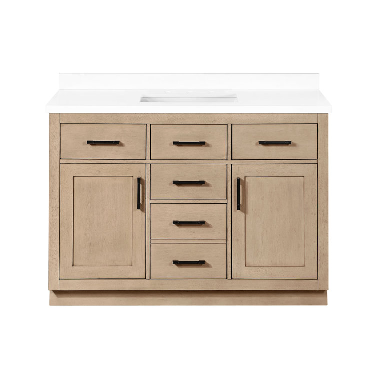 OVE Decors Bailey 48" Single Bathroom Vanity Set with Premium Countertop