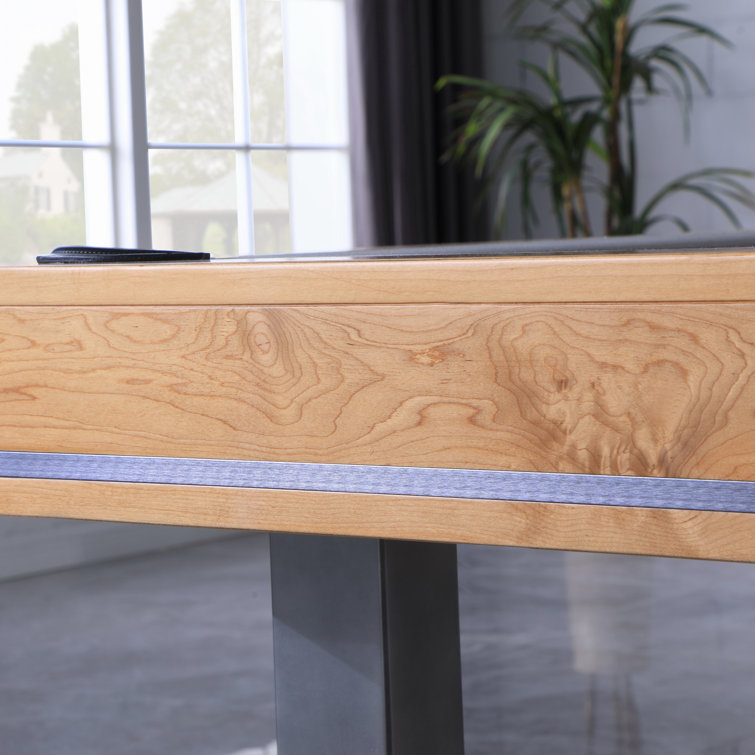 Harmony 8 ft Natural Maple and Gunmetal Pool Table