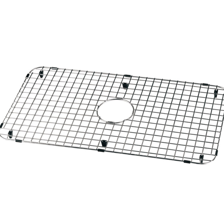 Polished Stainless Steel Kitchen Sink Bottom Grid