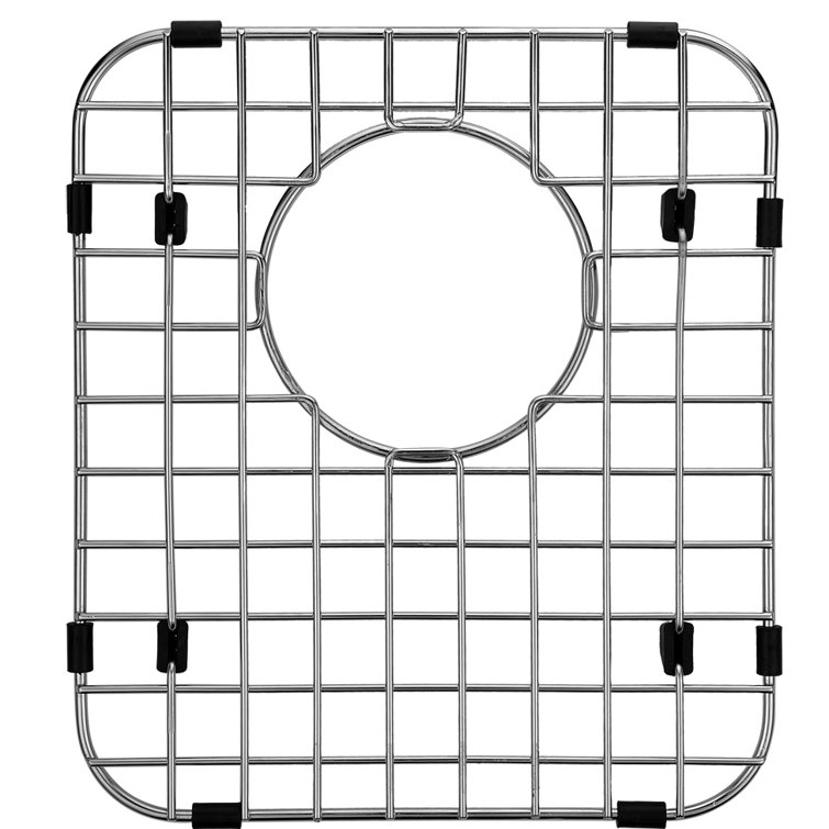 Contemporary Rectangular Stainless Steel Sink Grid