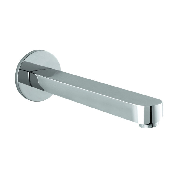 Chrome Wall Mounted Tub Spout with Diverter, Universal Fit