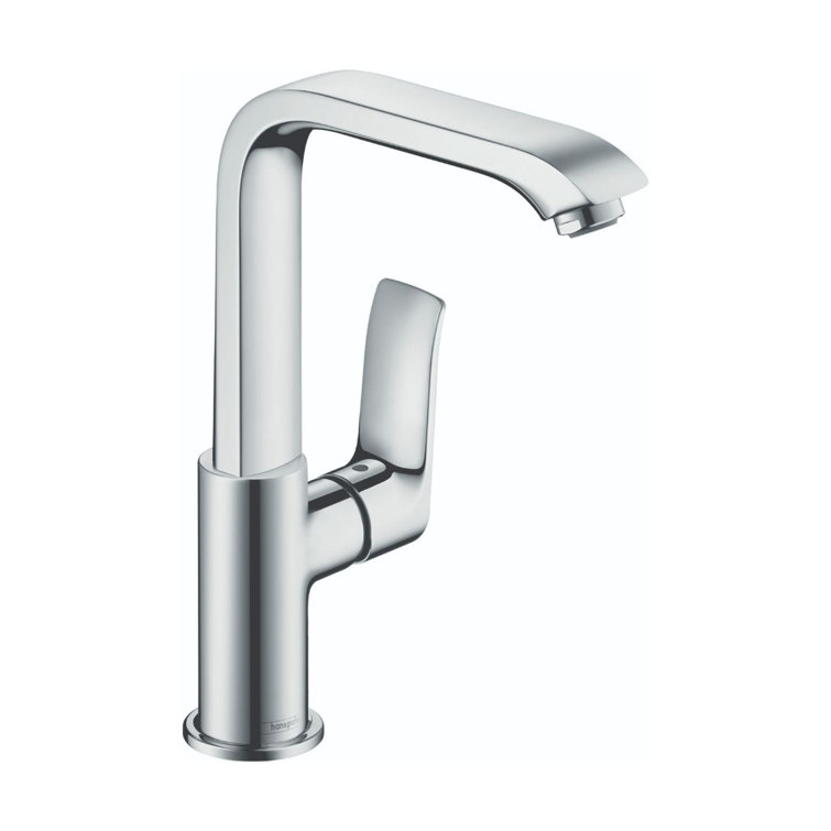 Modern Brushed Nickel Single Hole Vessel Faucet with Eco-Friendly Design
