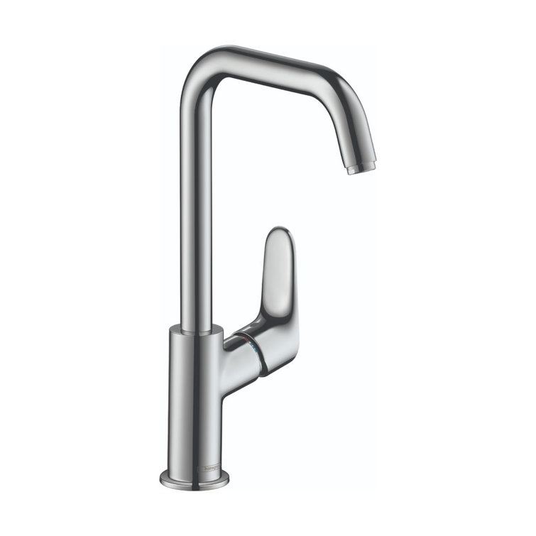 Chrome Single Hole Vessel Bathroom Faucet