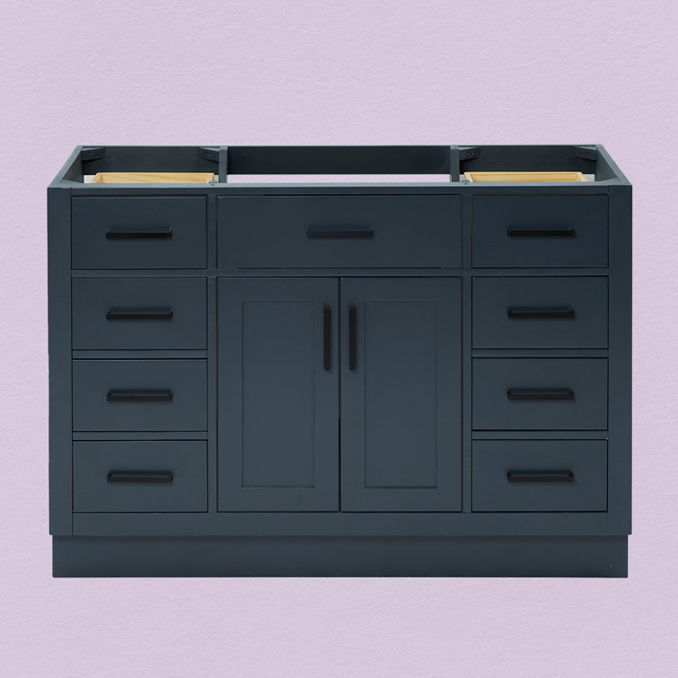 Midnight Blue 48'' Single Freestanding Bathroom Vanity Base