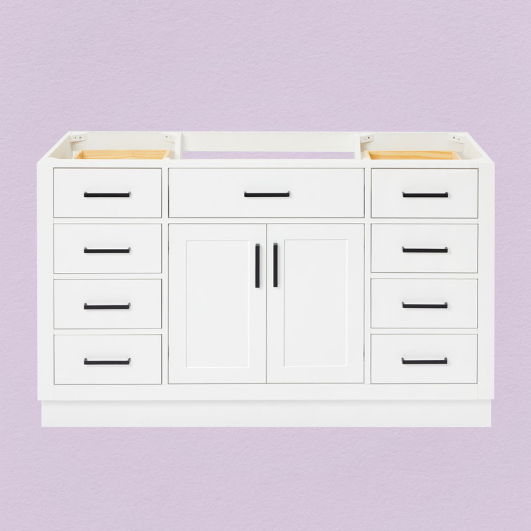 White 54'' Freestanding Single Bathroom Vanity Base