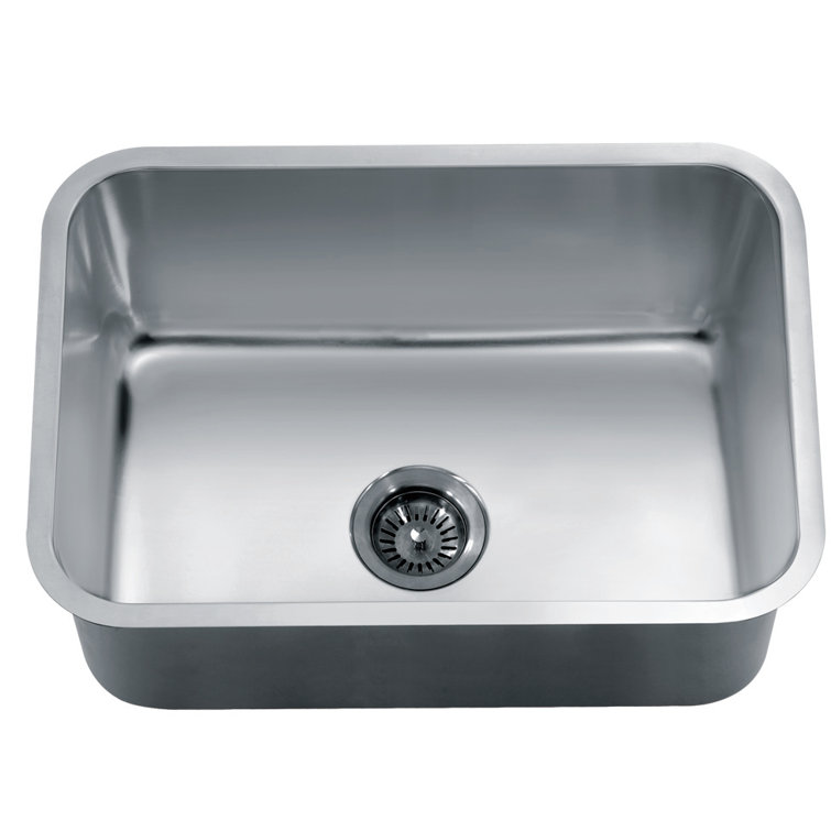 25'' Rectangular Stainless Steel Undermount Kitchen Sink
