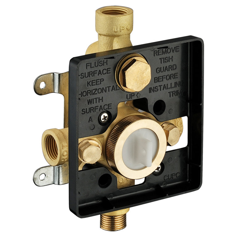 Solid Brass Pressure Balancing Diverter Valve for Shower & Bath