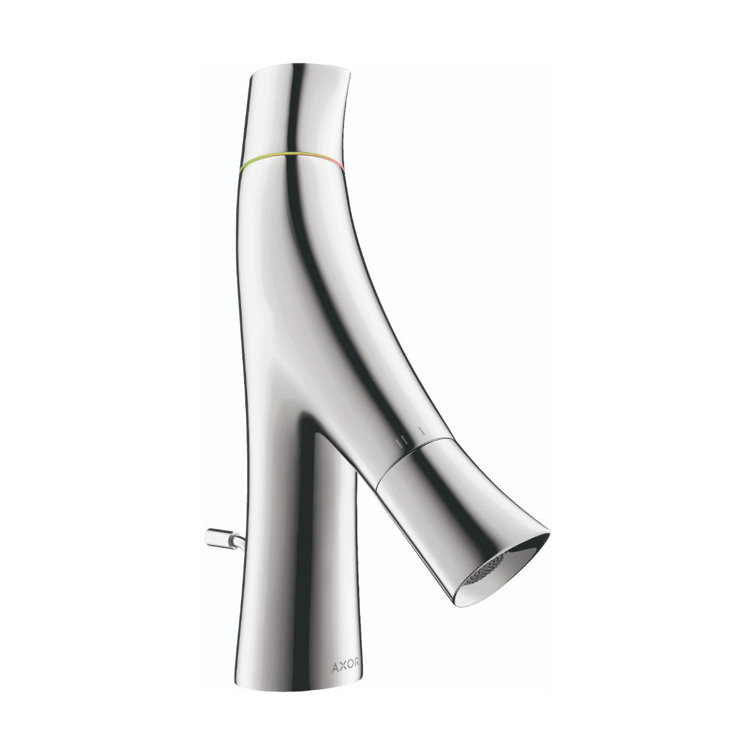 Chrome Modern Single Hole Brass Bathroom Faucet