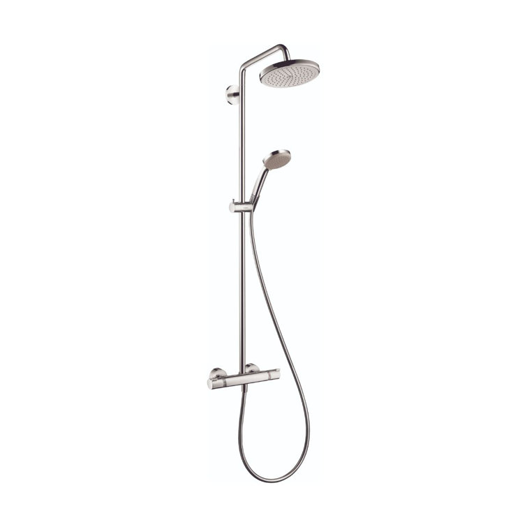 Chrome Adjustable Height Multi-Head Shower System