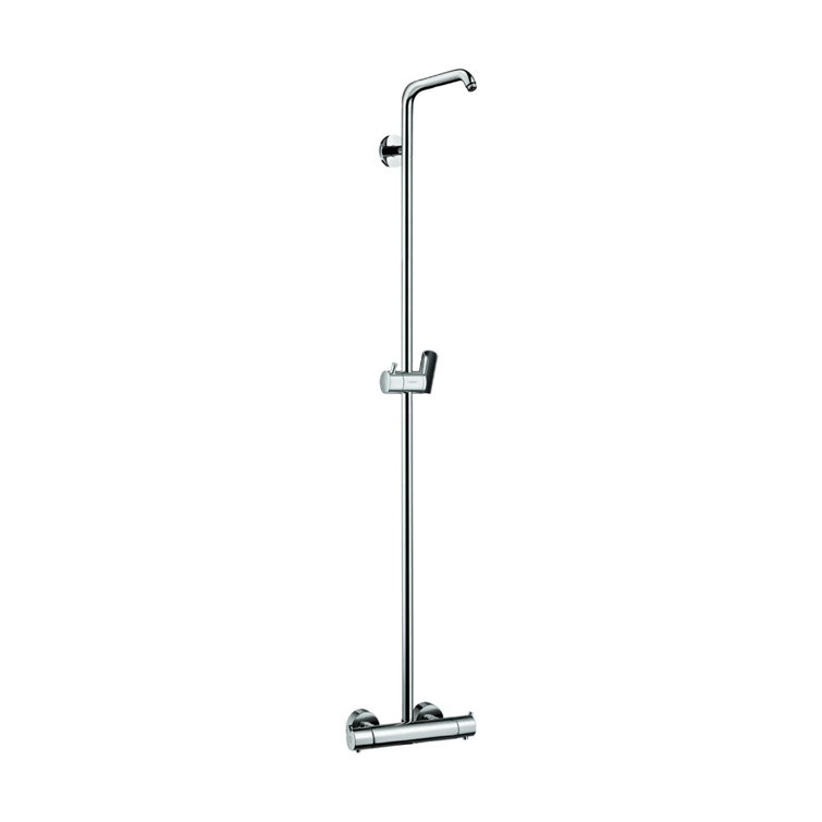 Chrome Adjustable Height Multi-Head Shower System