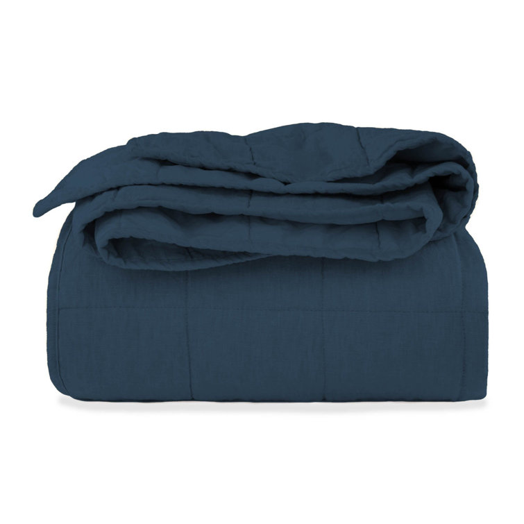 Baltic Blue Twin Microfiber Quilt Set