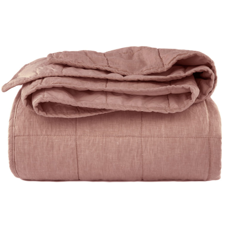 Clay Twin Microfiber Quilt Set