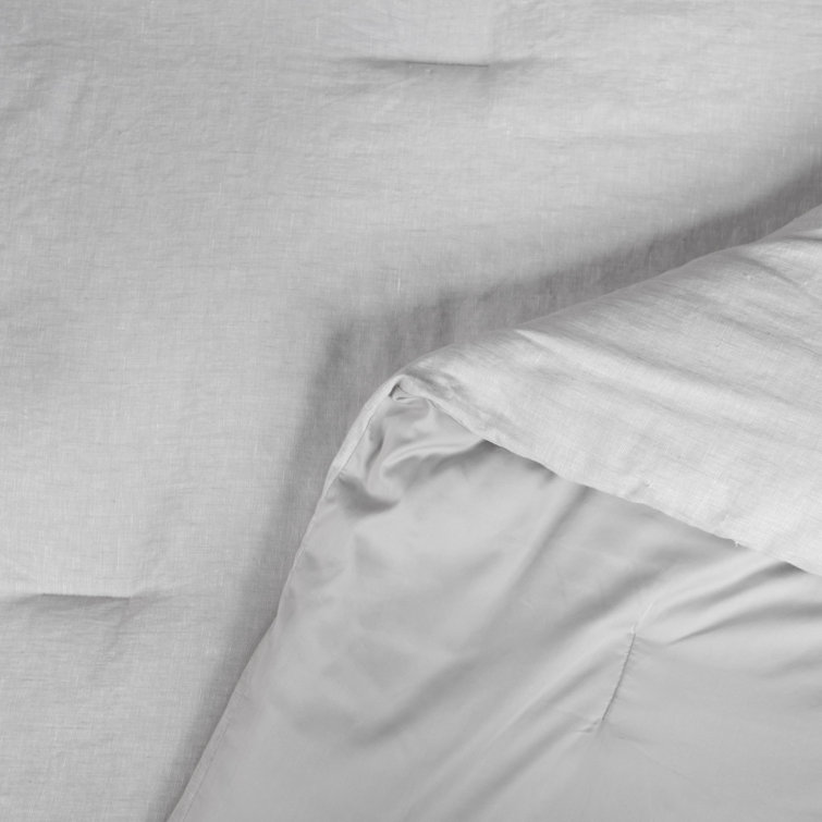 Twin Pebble Heather Cotton Down Alternative Comforter Set