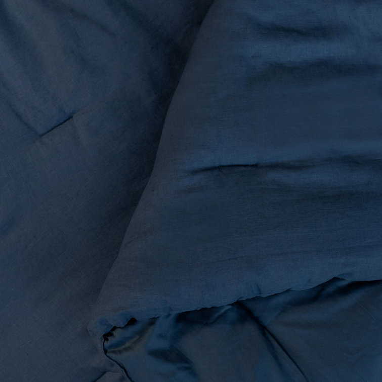 Baltic Blue Twin Cotton Down Alternative Comforter Set
