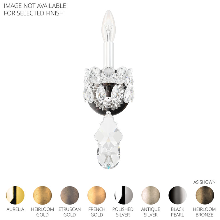 Etruscan Gold Heritage Crystal 1-Light Wall Sconce