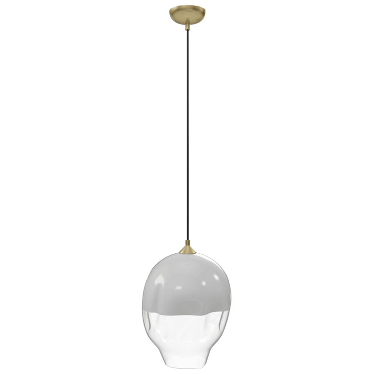 Fairfax Brushed Brass and Glass 7-Light Chandelier
