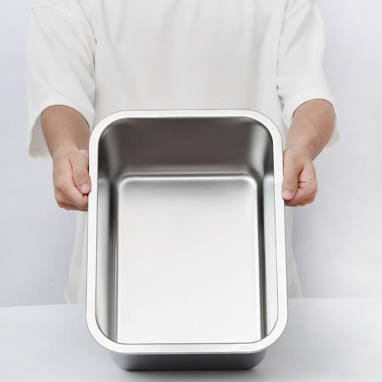 Large Clear Acrylic Elevated Trough Dog Bowl Feeder