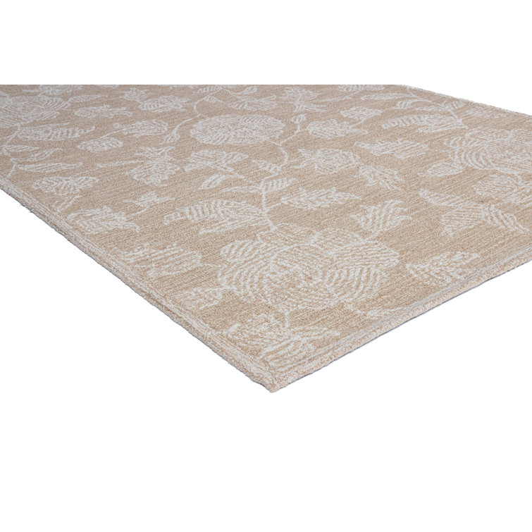 Handmade Latte Wool Rectangular Tufted Area Rug 3'6" x 5'6"