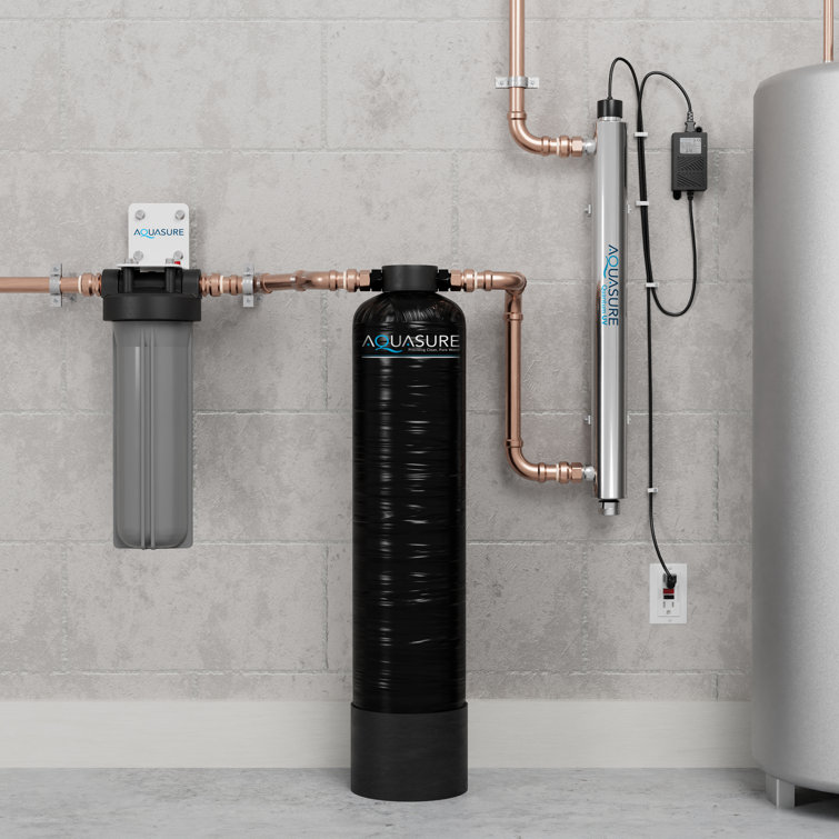 AquaSure Triple-Stage Whole House Water Filtration System