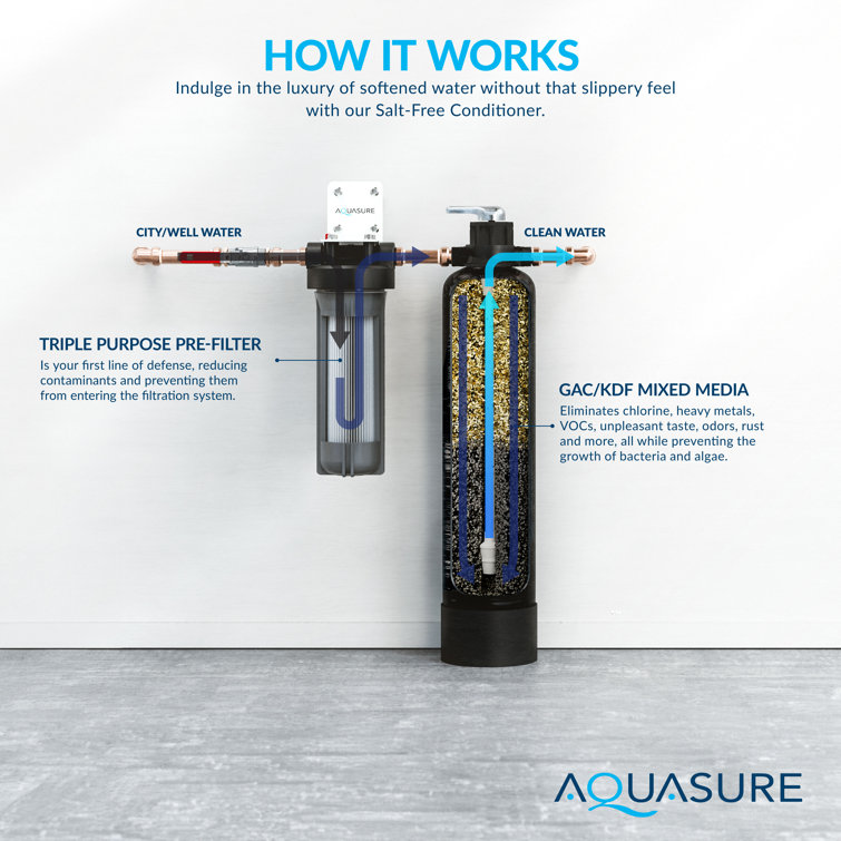 Fortitude Lite Black Whole House Water Filtration System