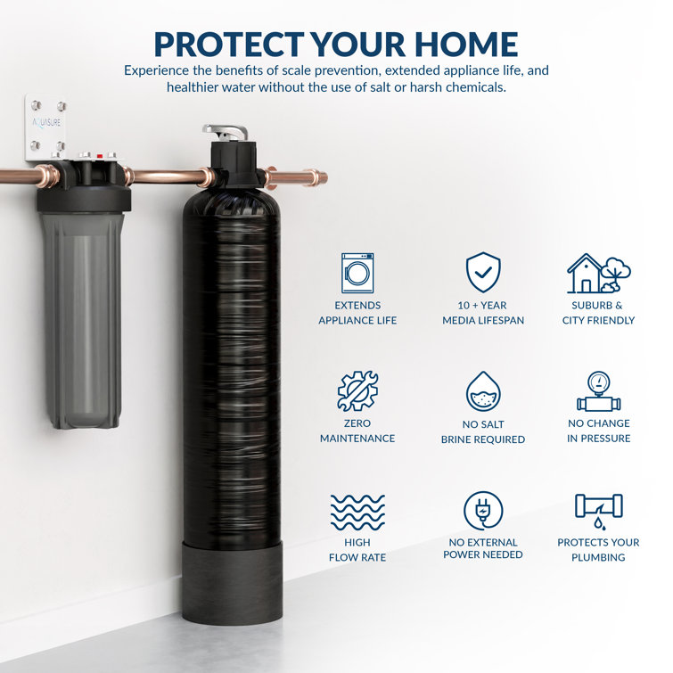 Fortitude Lite Black Whole House Water Filtration System
