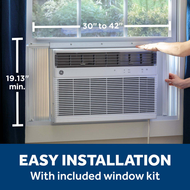 White Portable Air Conditioner with Remote and LED Control