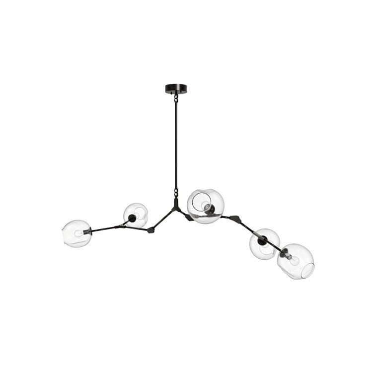 Fairfax Dark Bronze 5-Light Sputnik Chandelier