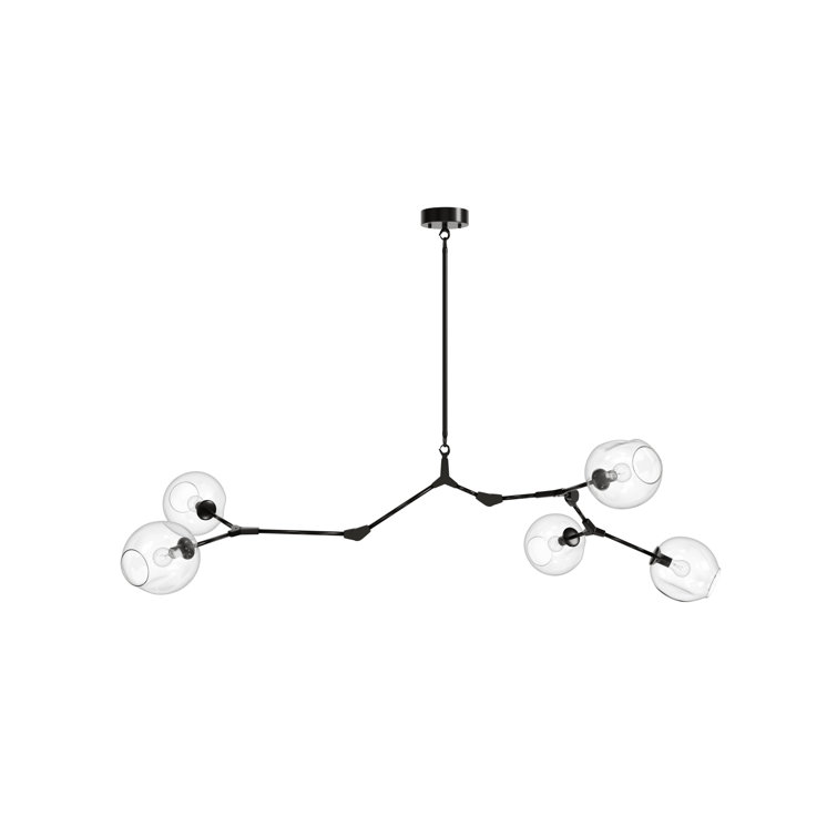 Fairfax Dark Bronze 5-Light Sputnik Chandelier