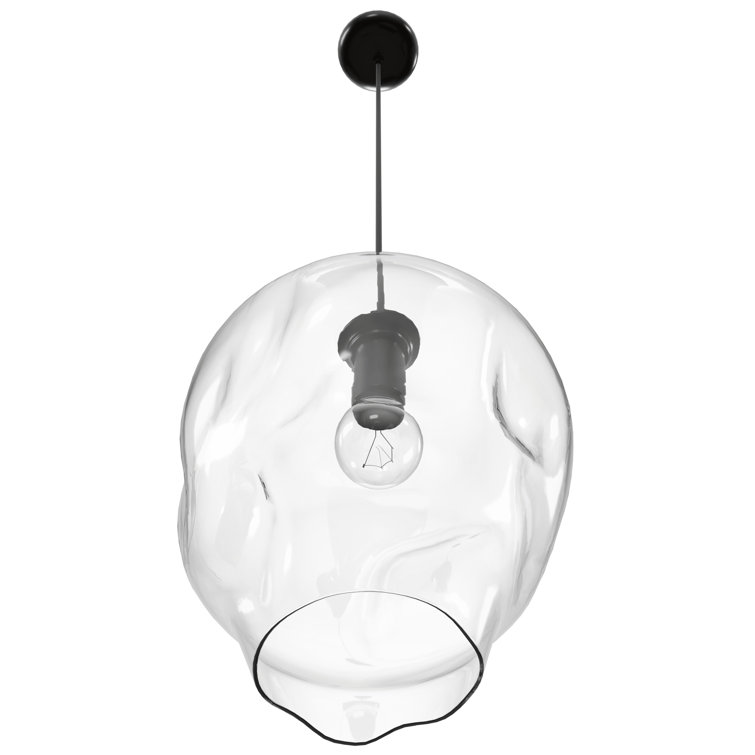 Sonoma Dark Bronze Pendant Light with Glass Shade