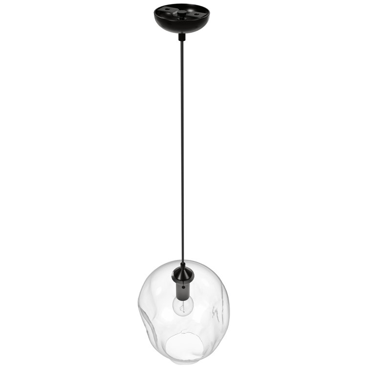 Sonoma Dark Bronze Pendant Light with Glass Shade