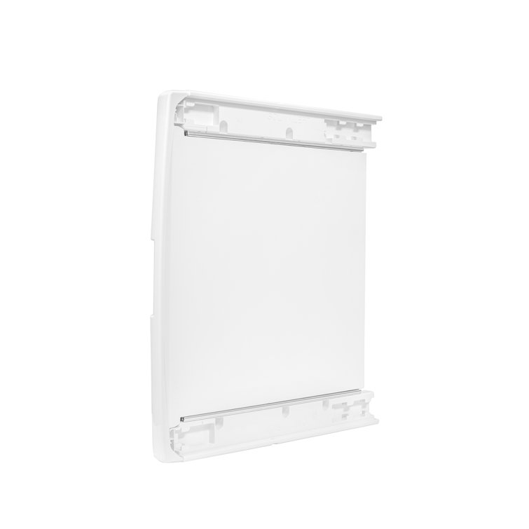 White Steel Laundry Stacking Kit with Sliding Shelf
