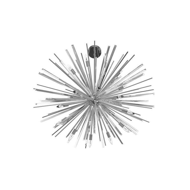 Palisades Chrome 60" Sputnik Sphere Chandelier