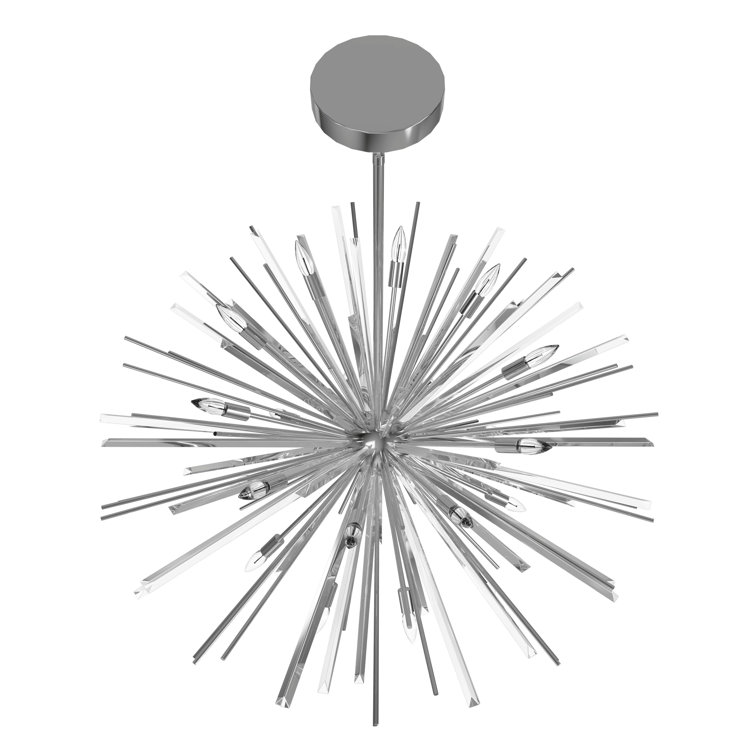 Palisades Chrome 60" Sputnik Sphere Chandelier
